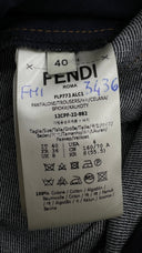 Jeans logo traforato FENDI