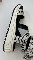 Sandalo fibbia gioiello N.38 Miu Miu