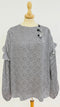 Blusa zig-zag e jacquard