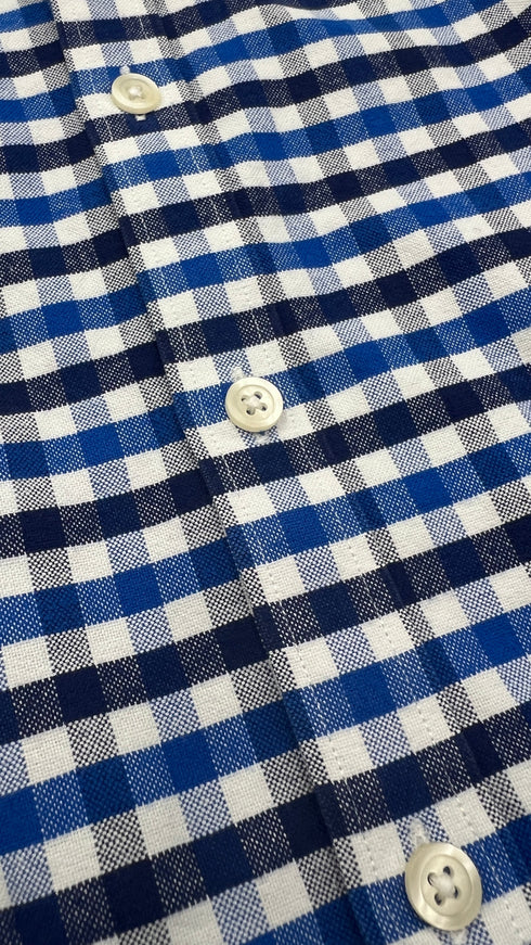 Camicia slim fit blu azzurro