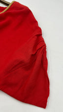 T-shirt rossa bordo oro Unsigned