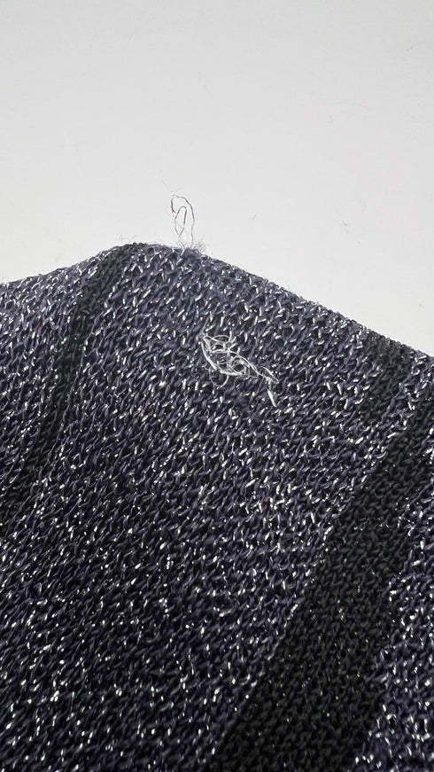 Abito midi maglia lurex
