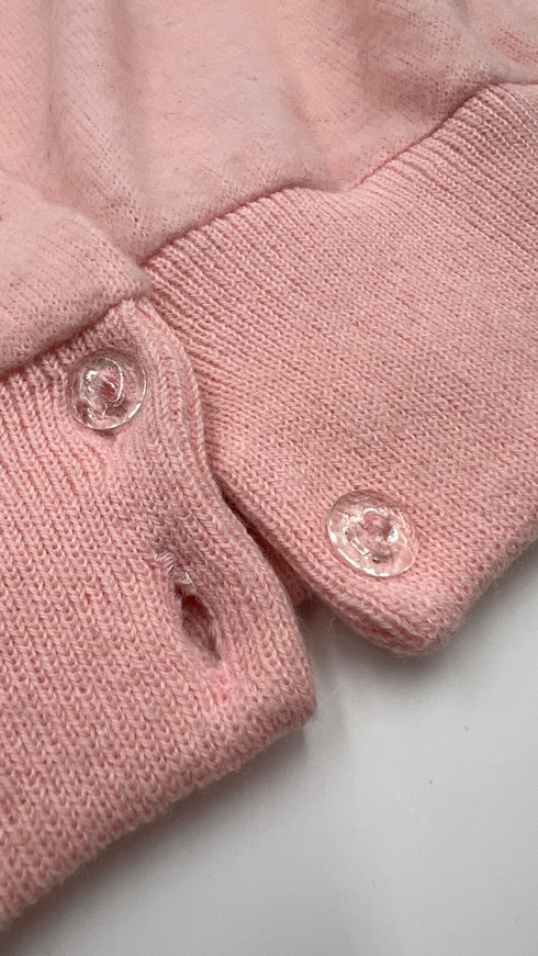 Cardigan con fiori ricamati