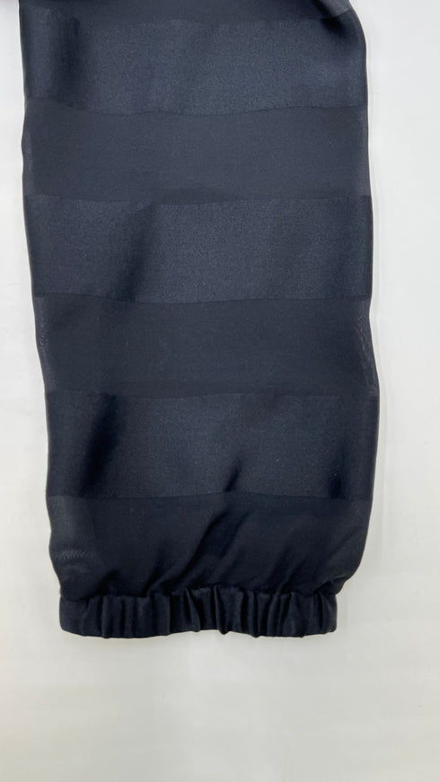 Blusa righe blu-navy e nero