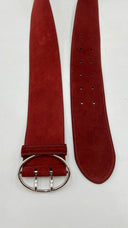 Cintura camoscio bordeaux PRADA