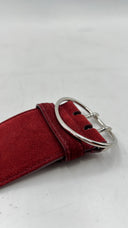 Cintura camoscio bordeaux PRADA