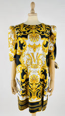 Abito corto barocco Versace