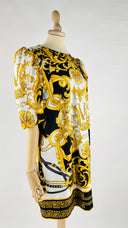 Abito corto barocco Versace