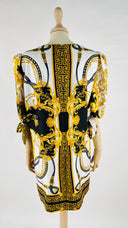 Abito corto barocco Versace