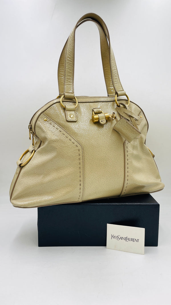 Borsa "Muse" pelle verniciata