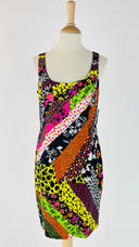 Abito midi micro floreale Versace