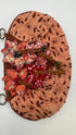 Borsa ricamata con fiori 3D