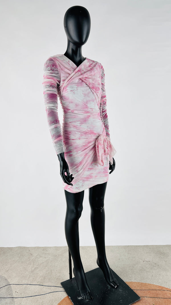 Abito corto tie-dye