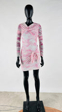 Abito corto tie-dye MSGM