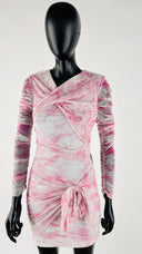 Abito corto tie-dye MSGM