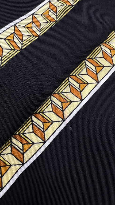 Camicia in seta stampa barocca
