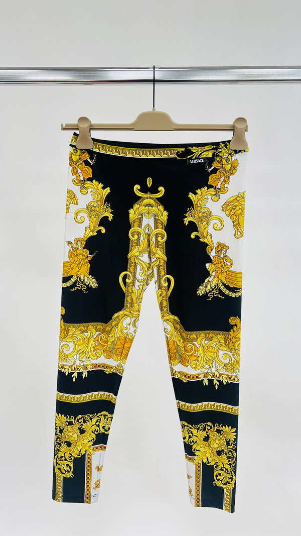 Leggings stampa barocca