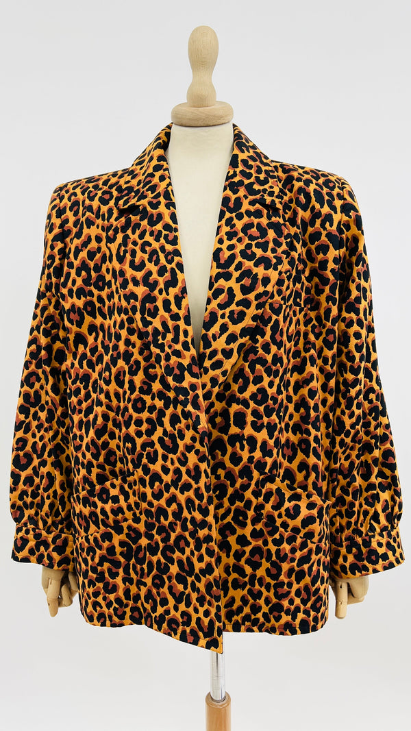 Giacca vintage animalier