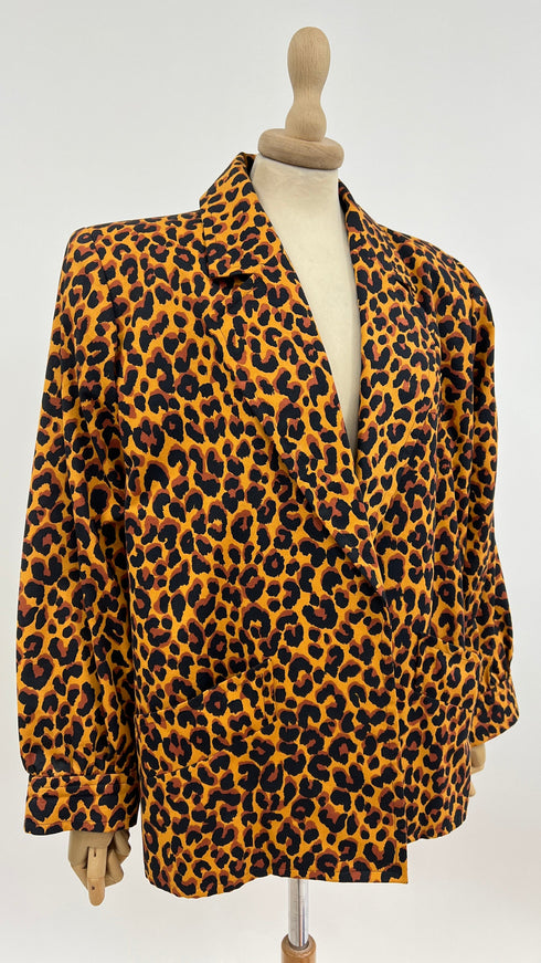 Giacca vintage animalier