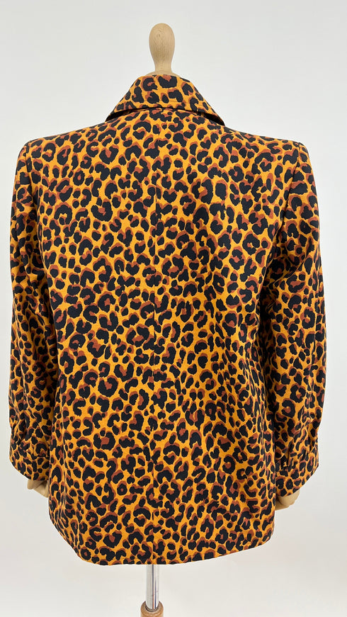 Giacca vintage animalier