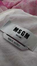 Abito corto tie-dye MSGM