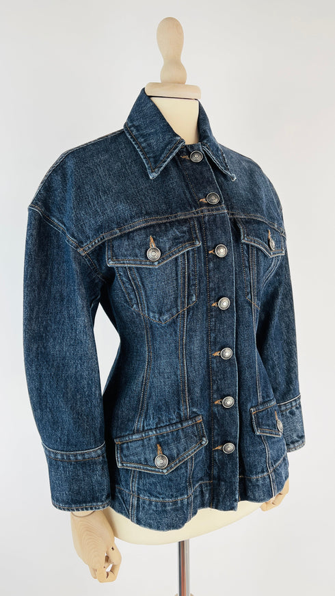 Giacca corta denim