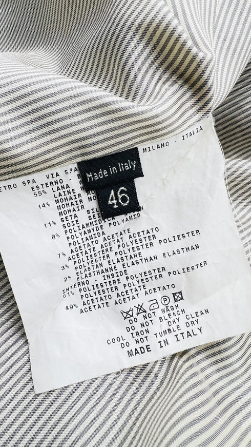 Soprabito in tweed e velluto