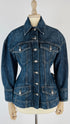 Giacca corta denim