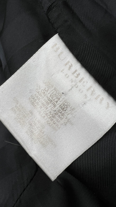 Caban nero doppiopetto