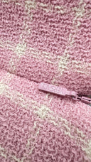 Abito corto tweed rosa Versace