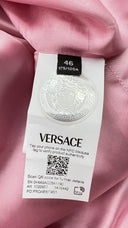 Abito corto tweed rosa Versace