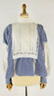 Blusa in cotone a righe