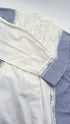 Blusa in cotone a righe