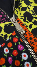Abito midi micro floreale Versace