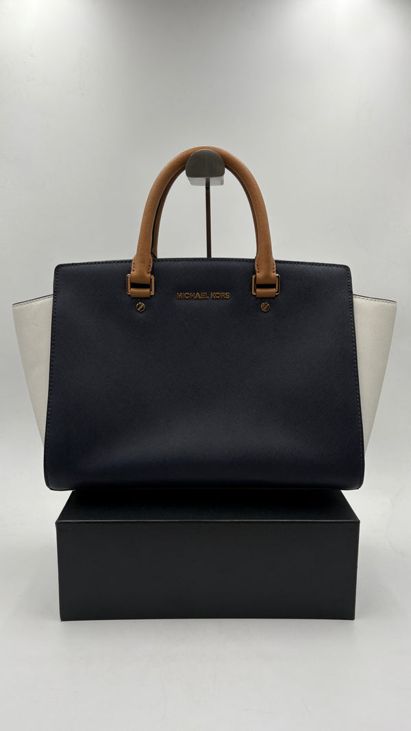 Borsa in pelle saffiano