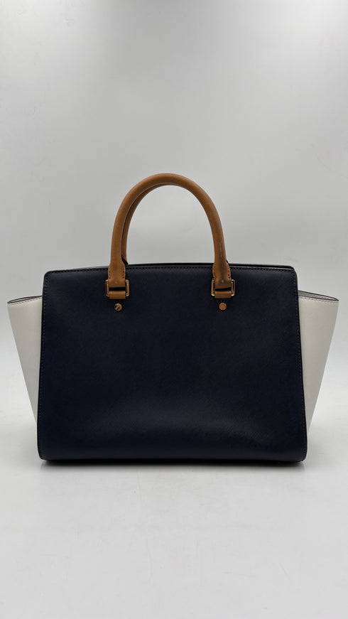 Borsa in pelle saffiano