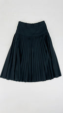 Gonna midi plisettata nera CHRISTIAN DIOR