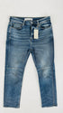 Jeans slim con cartellino