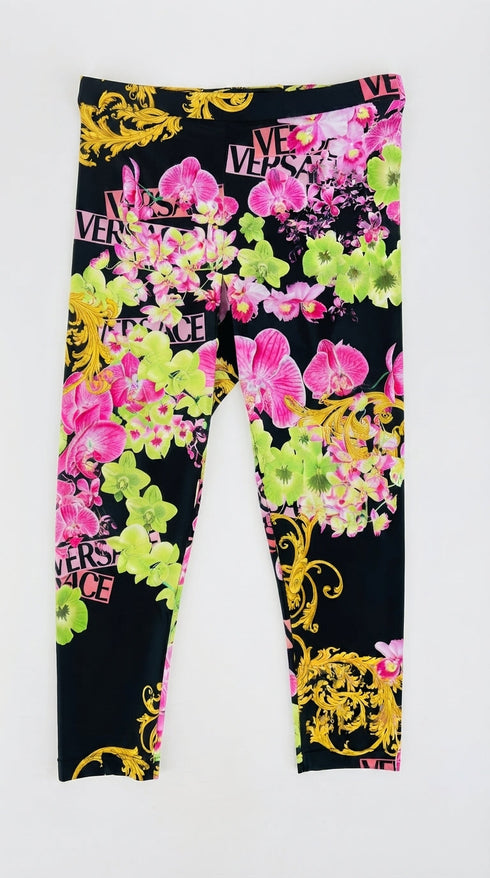 Leggings stampa floreale