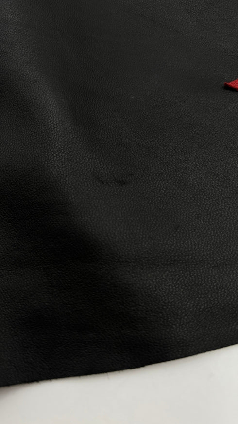 Minigonna in pelle con patch