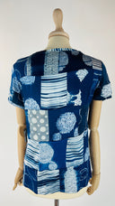 T-shirt patchwork pois e righe VIOLA PARROCCHETTI