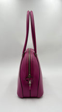 Borsa in pelle magenta Valextra