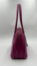 Borsa in pelle magenta Valextra