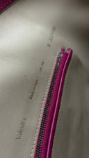 Borsa in pelle magenta Valextra