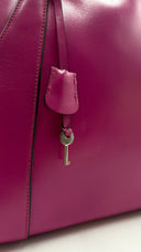 Borsa in pelle magenta Valextra