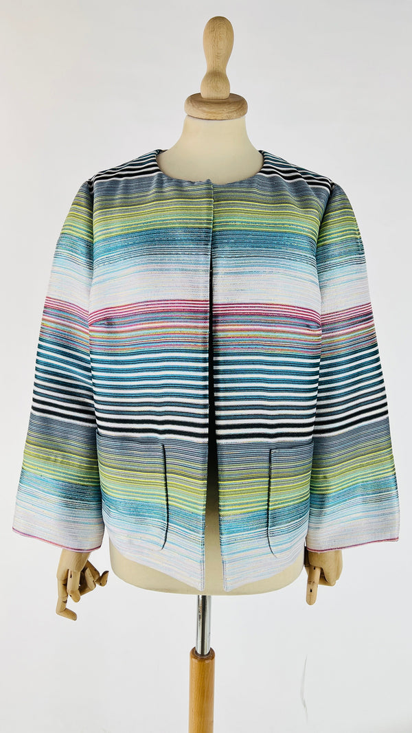 Blazer lurex con cartellino
