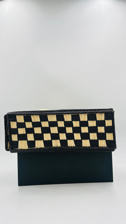 Borsa a mano in rafia