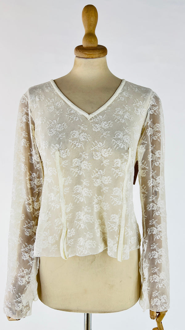 Longsleeve in pizzo