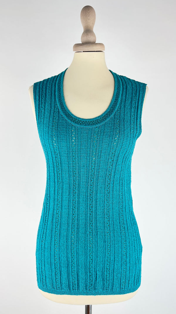 Top in maglia lavorato