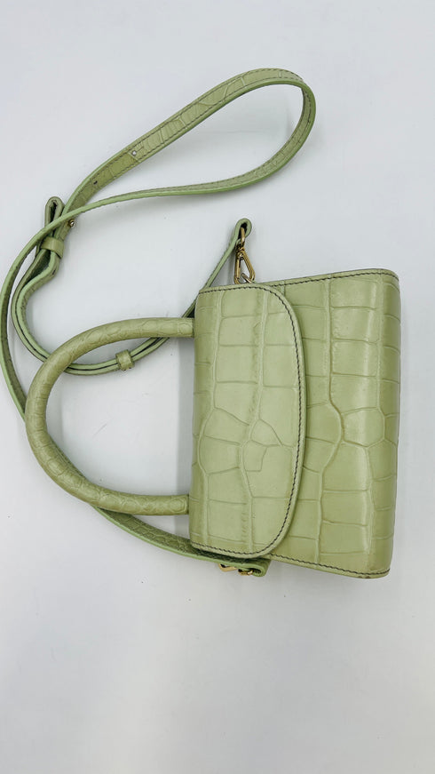 Borsa pelle lavorata